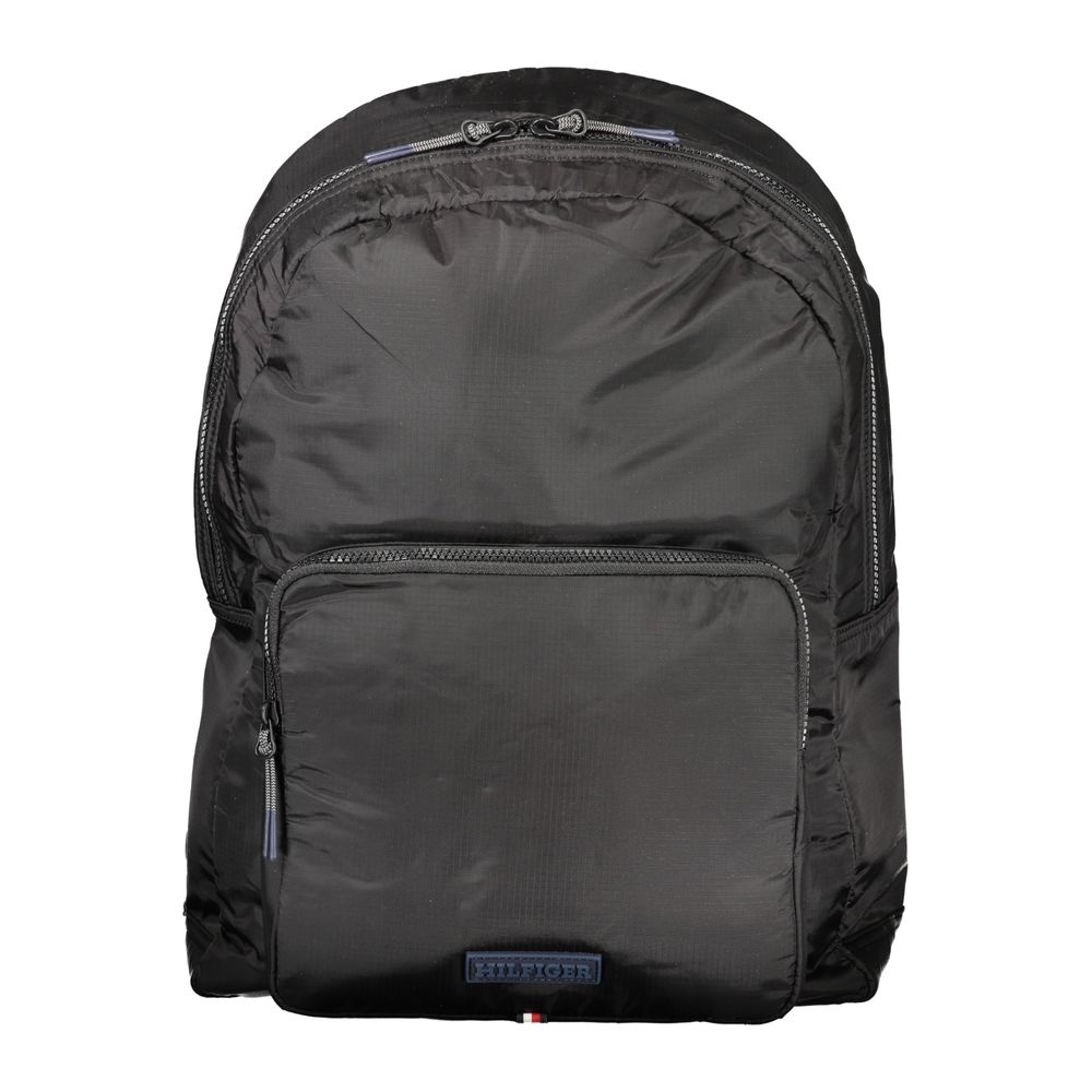 Tommy Hilfiger sort nylon rygsæk