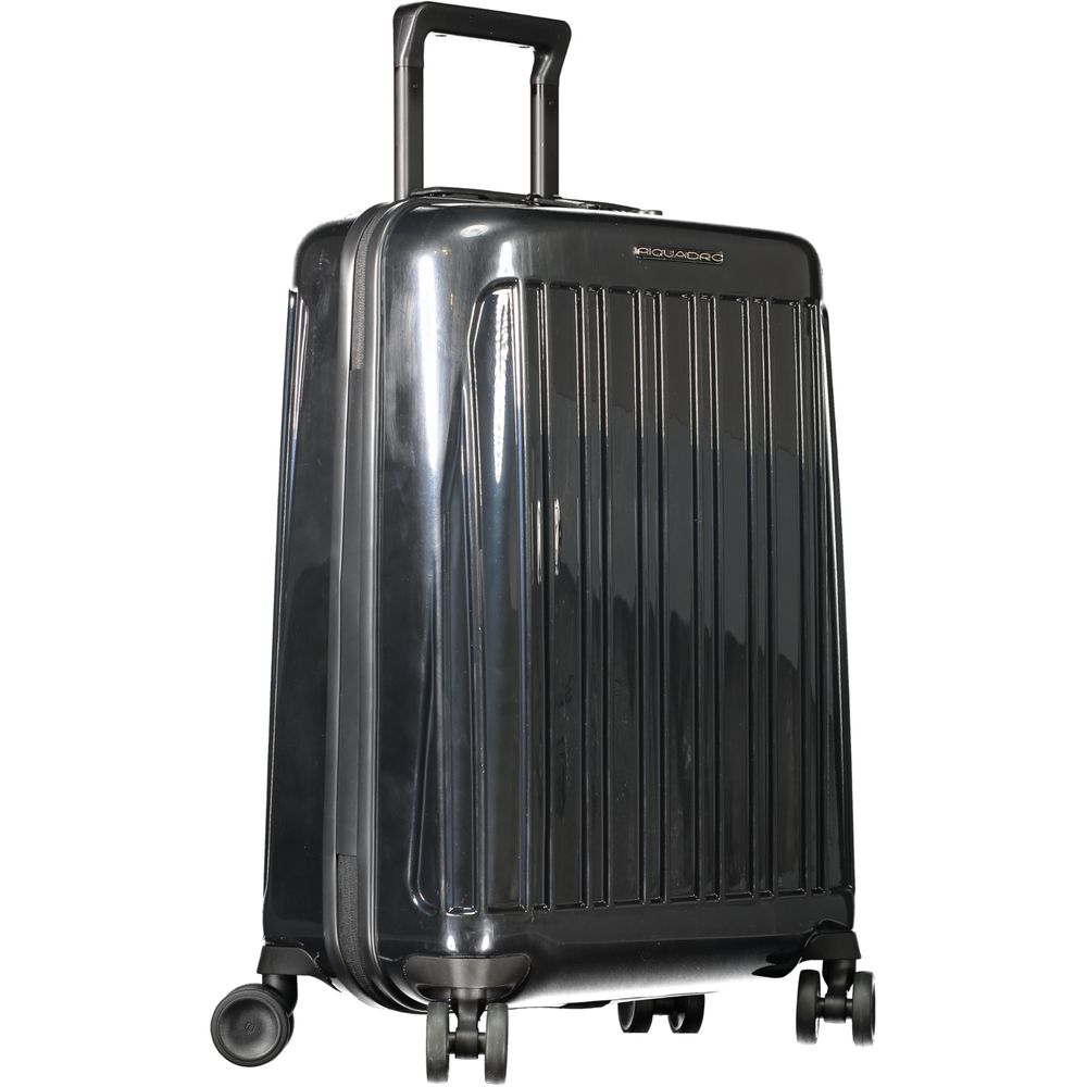 Piquadro sort polycarbonat herrebagage