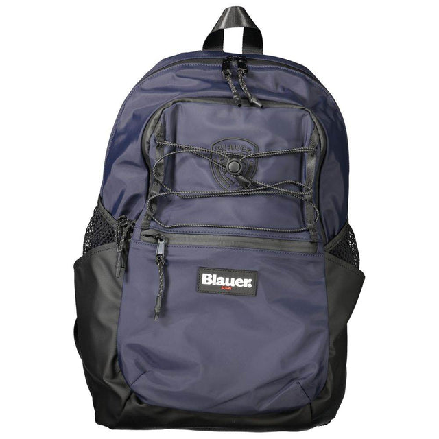Blauer Blue Polyester Men Backpack - Hilstor