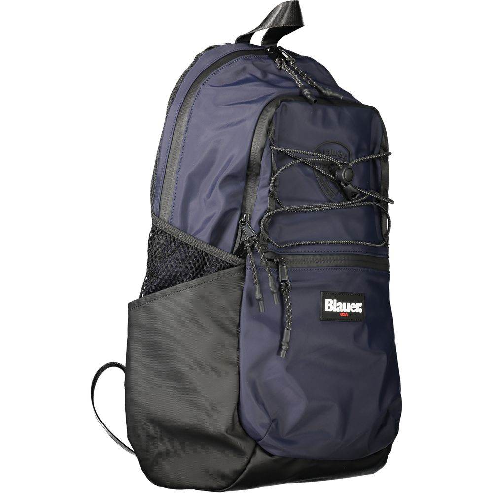 Blauer Blue Polyester Men Backpack - Hilstor