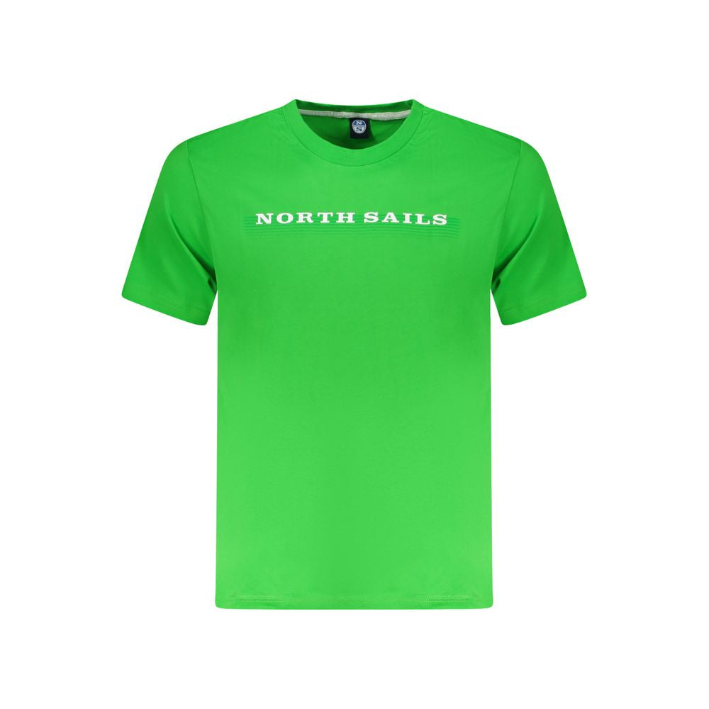 North Sails Grøn T-shirt til mænd i bomuld