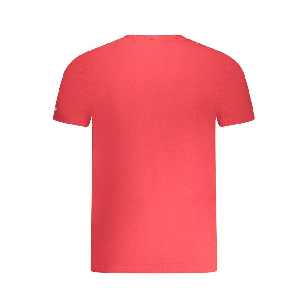 Pepe Jeans Red Cotton Men T-Shirt - Hilstor