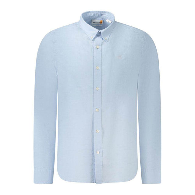 Timberland Light Blue Cotton Men Shirt - Hilstor