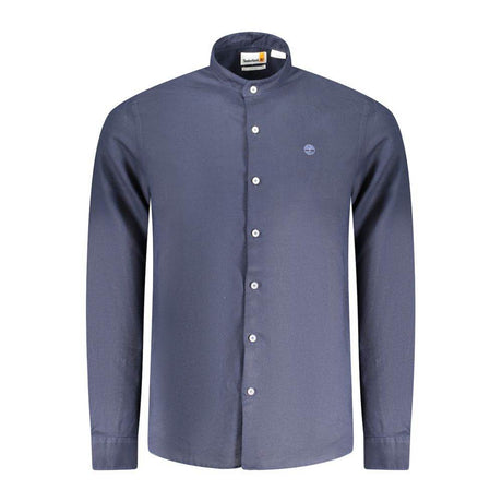 Timberland Blue Cotton Shirt - Hilstor