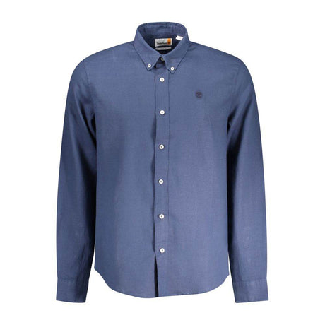 Timberland Blue Cotton Shirt - Hilstor