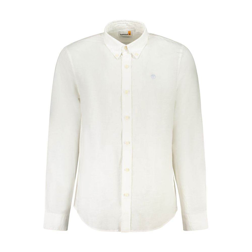Timberland White Cotton Shirt - Hilstor