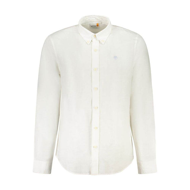 Timberland White Cotton Shirt - Hilstor