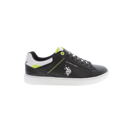 U.S. POLO ASSN. Black Polyester Men Sneaker - Hilstor