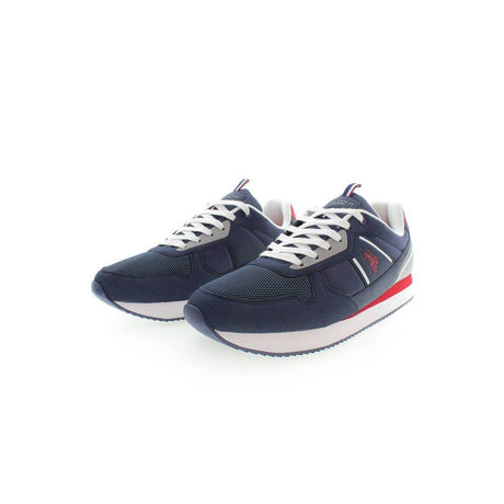 U.S. POLO ASSN. Blue Polyester Men Sneaker - Hilstor
