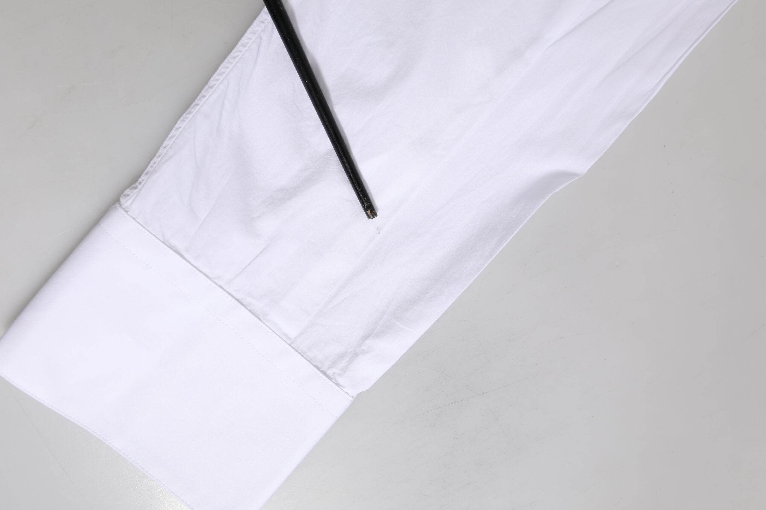 Dolce & Gabbana White GOLD Cotton Poplin Dress Formal Shirt - Hilstor