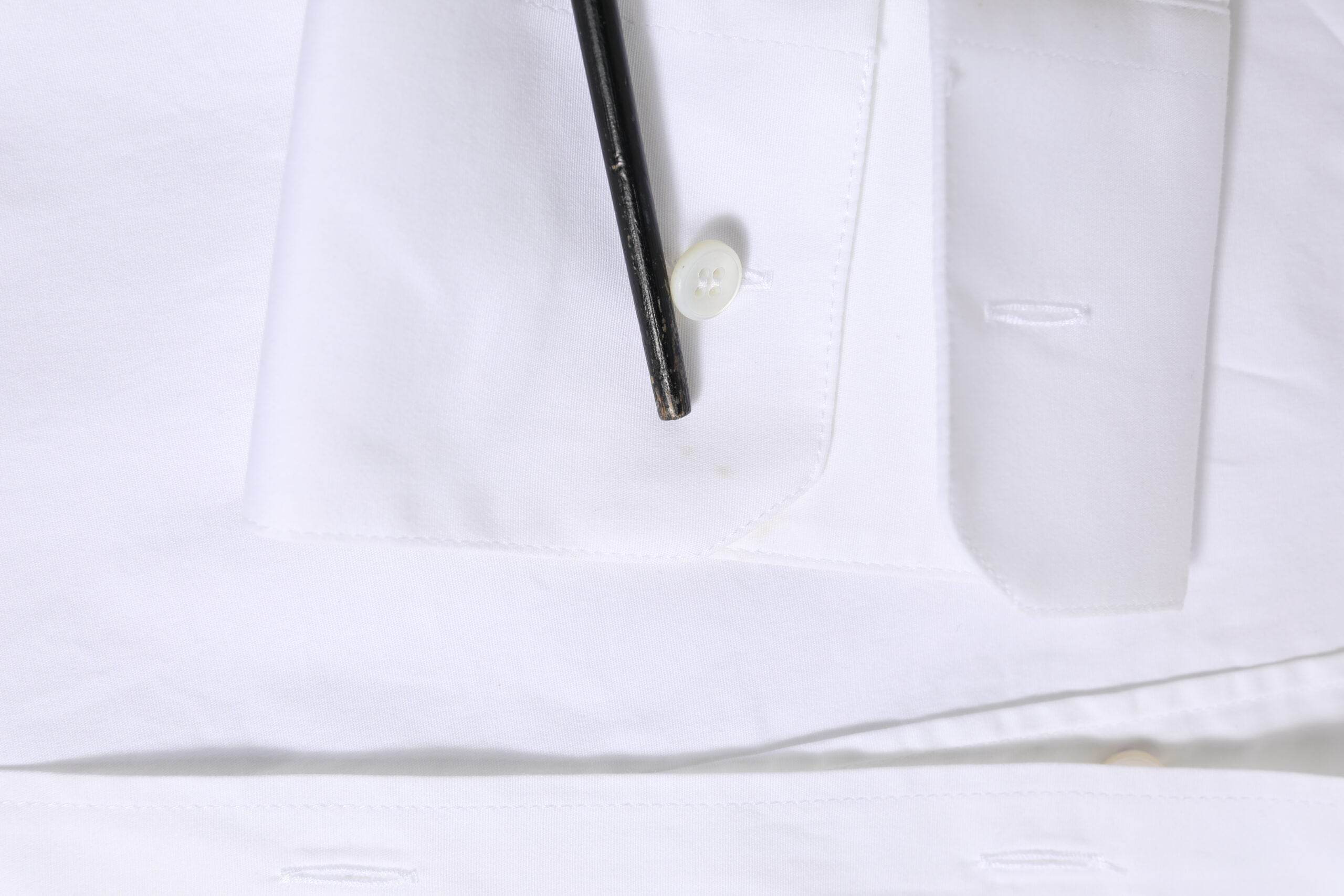 Dolce & Gabbana White GOLD Cotton Men Dress Formal Shirt - Hilstor