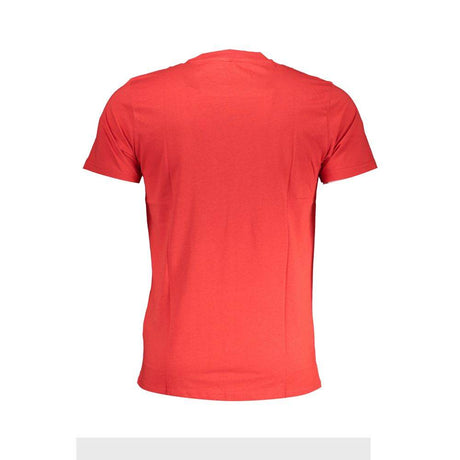 Cavalli Class Red Cotton T-Shirt - Hilstor