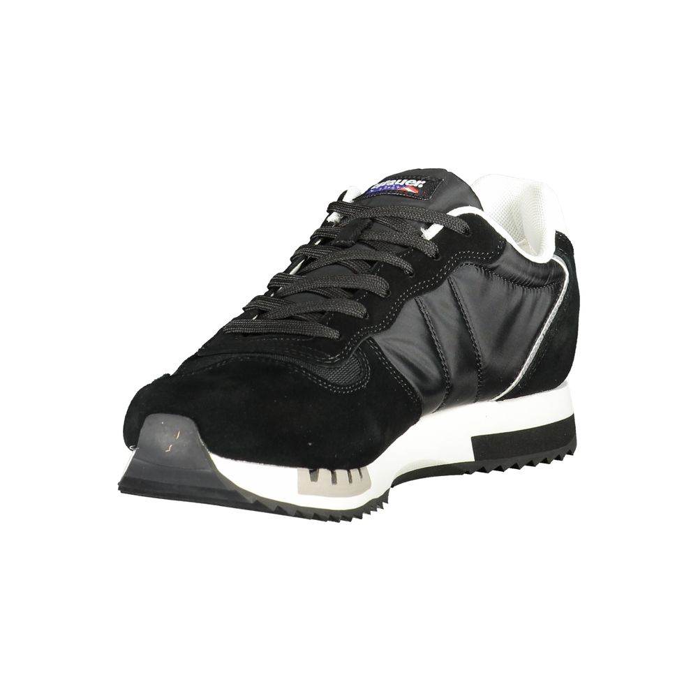 Blauer Black Polyester Men Sneaker - Hilstor