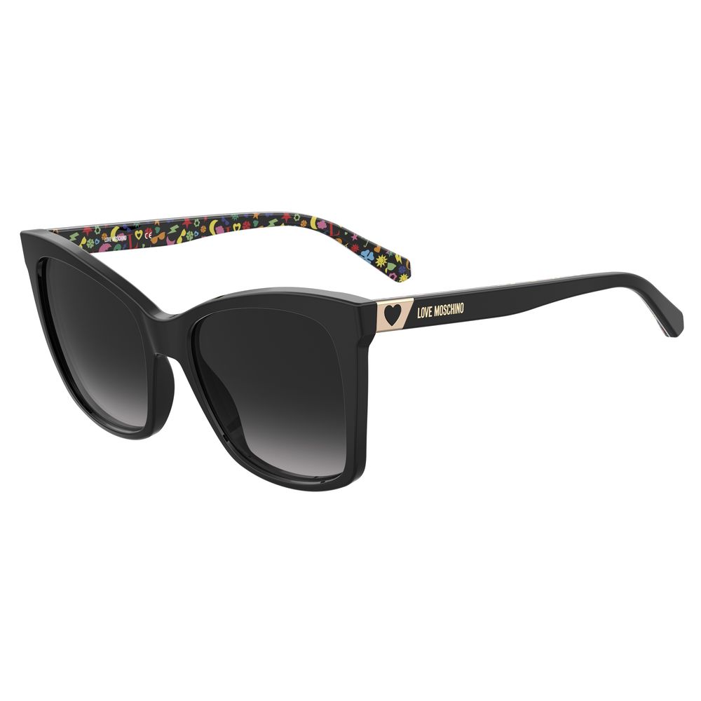 Love Moschino Black Acetate Sunglasses