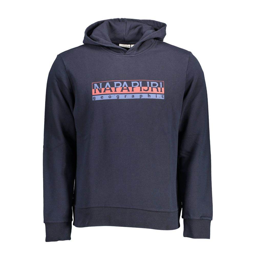 Napapijri Blue Cotton Men Sweater - Hilstor