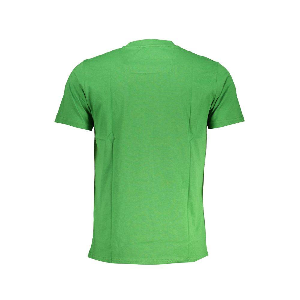 Cavalli Class Green Cotton T-Shirt - Hilstor