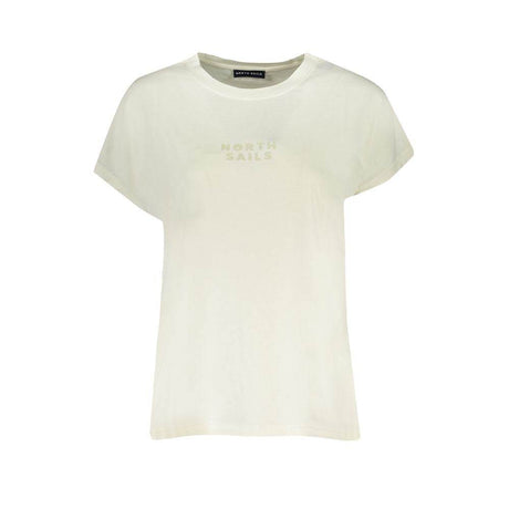 North Sails White Cotton T-Shirt - Hilstor