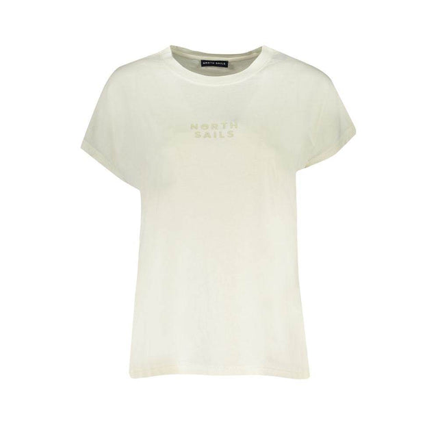 North Sails White Cotton T-Shirt - Hilstor