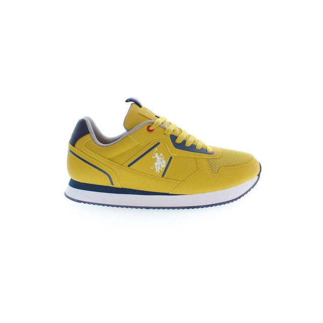 U.S. POLO ASSN. Yellow Polyester Men Sneaker - Hilstor