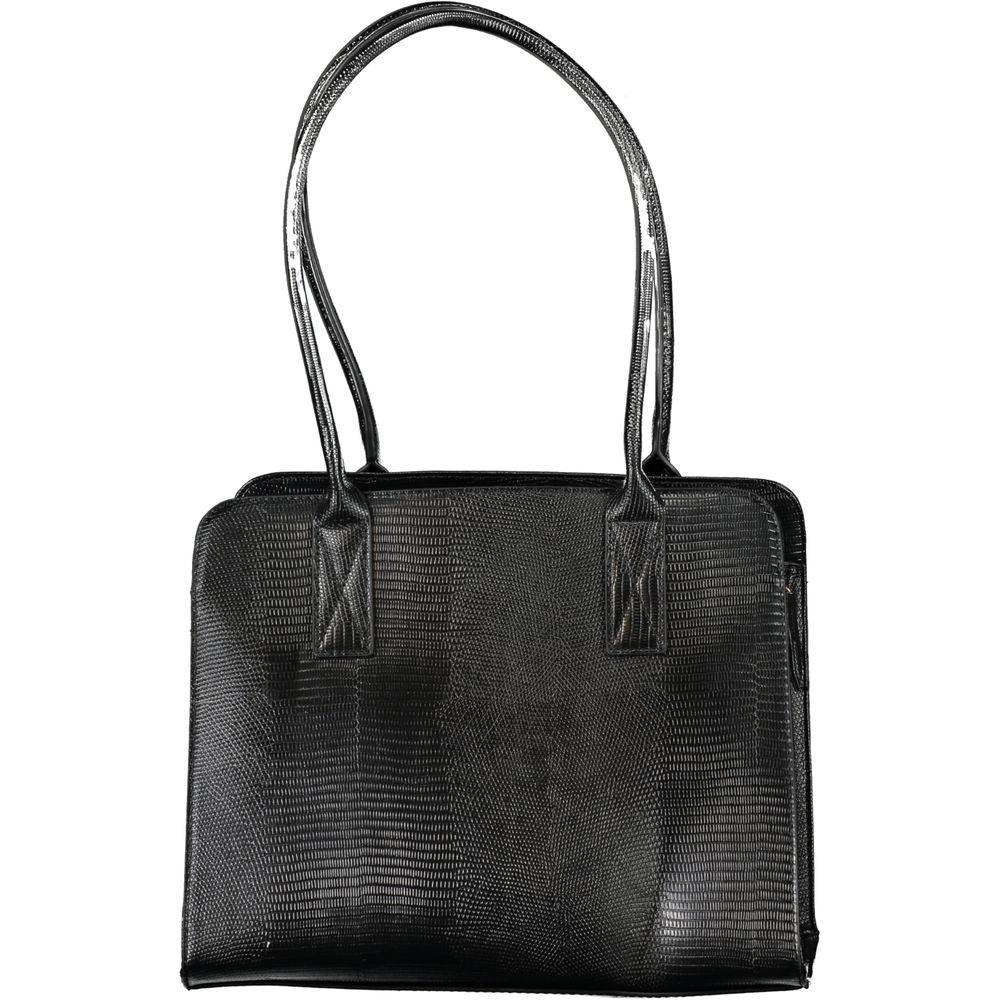Mario Valentino Black Polyethylene Handbag - Hilstor