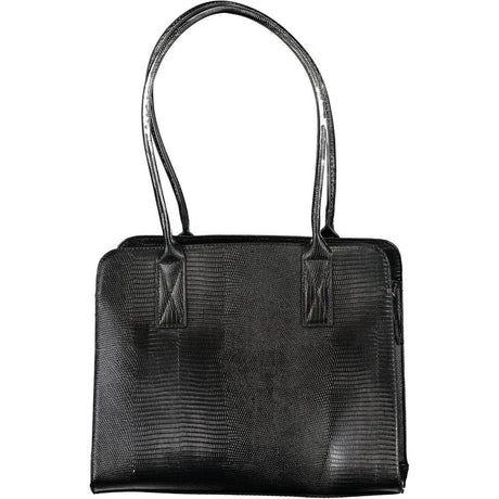 Mario Valentino Black Polyethylene Handbag - Hilstor
