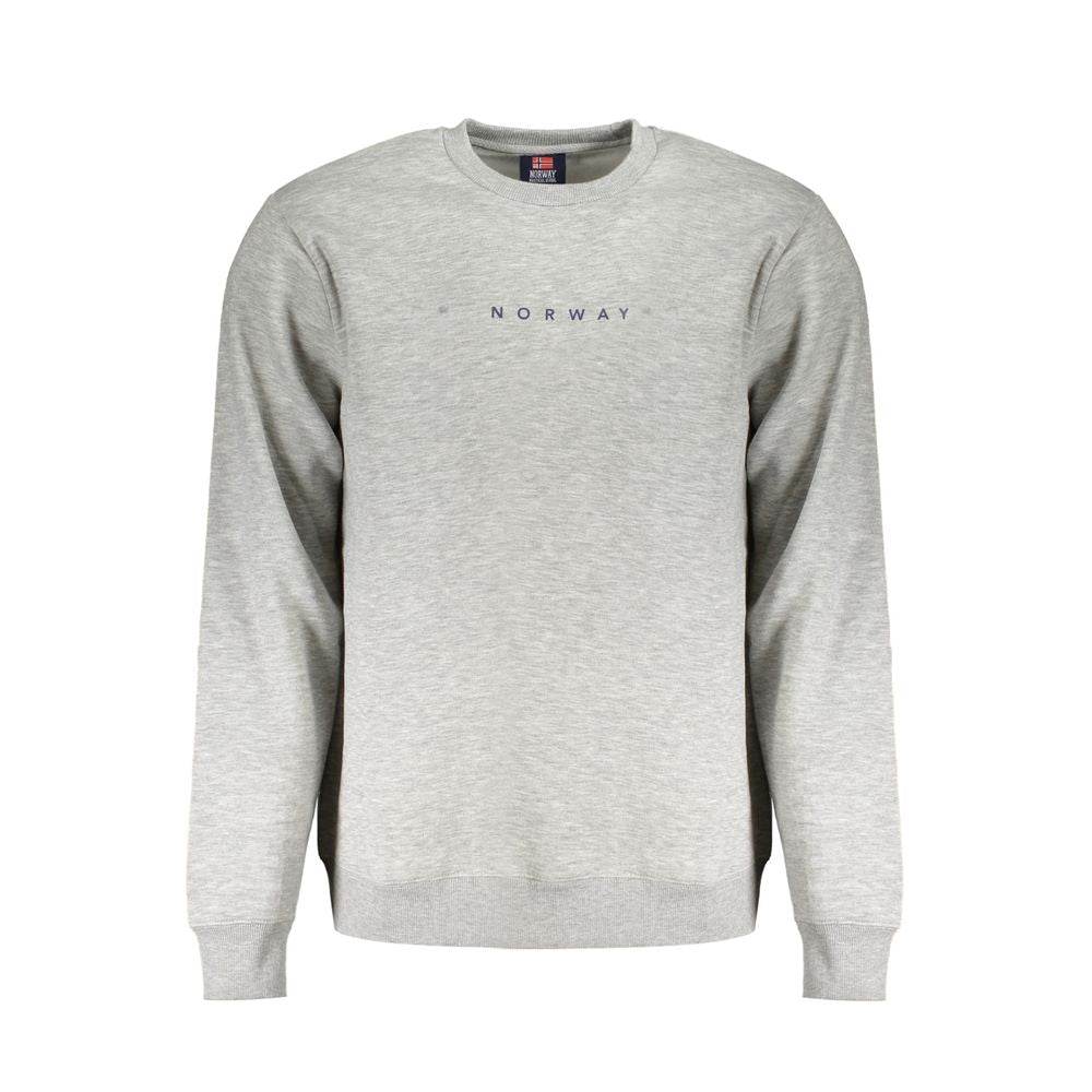 Norway 1963 Gray Cotton Men's Sweater - Hilstor