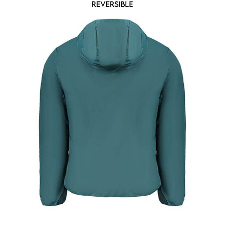 Norway 1963 Green Polyamide Men Reversible Jacket - Hilstor