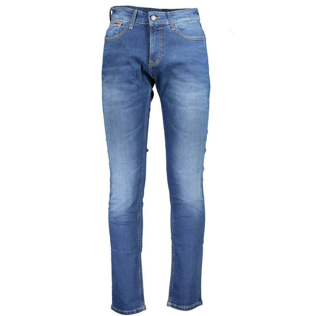 Tommy Hilfiger Blue Cotton Men Jeans - Hilstor