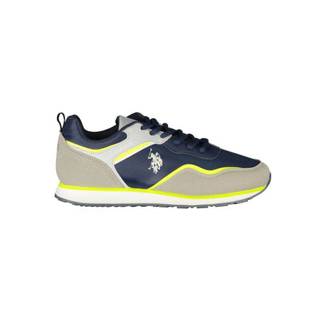 U.S. POLO ASSN. Blue Polyester Sneaker - Hilstor