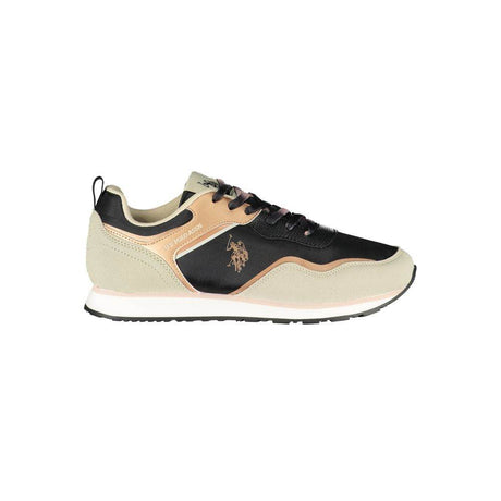 U.S. POLO ASSN. Black Polyester Sneaker - Hilstor