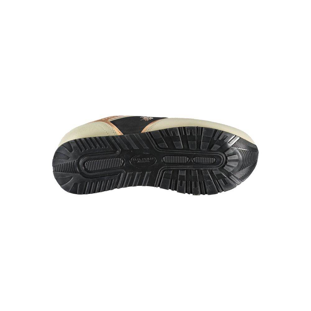 U.S. POLO ASSN. Black Polyester Sneaker - Hilstor
