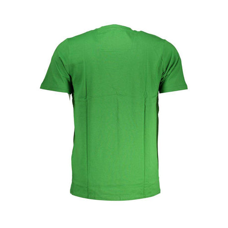 Cavalli Class Green Cotton T-Shirt - Hilstor