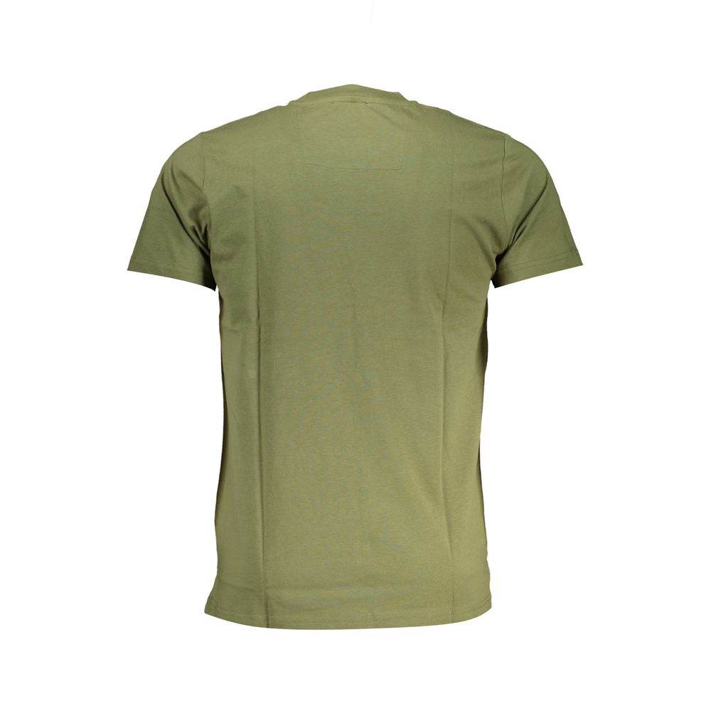 Cavalli Class Green Cotton T-Shirt - Hilstor