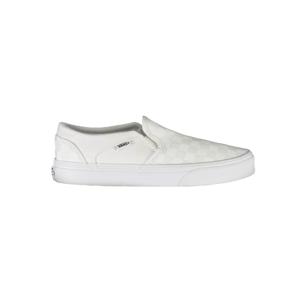 Vans White Polyester Sneaker - Hilstor