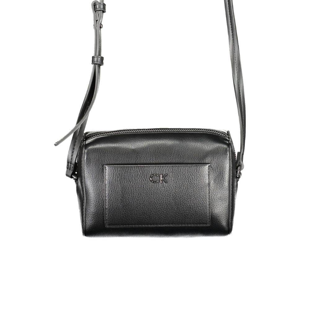 Calvin Klein Black Polyester Handbag - Hilstor