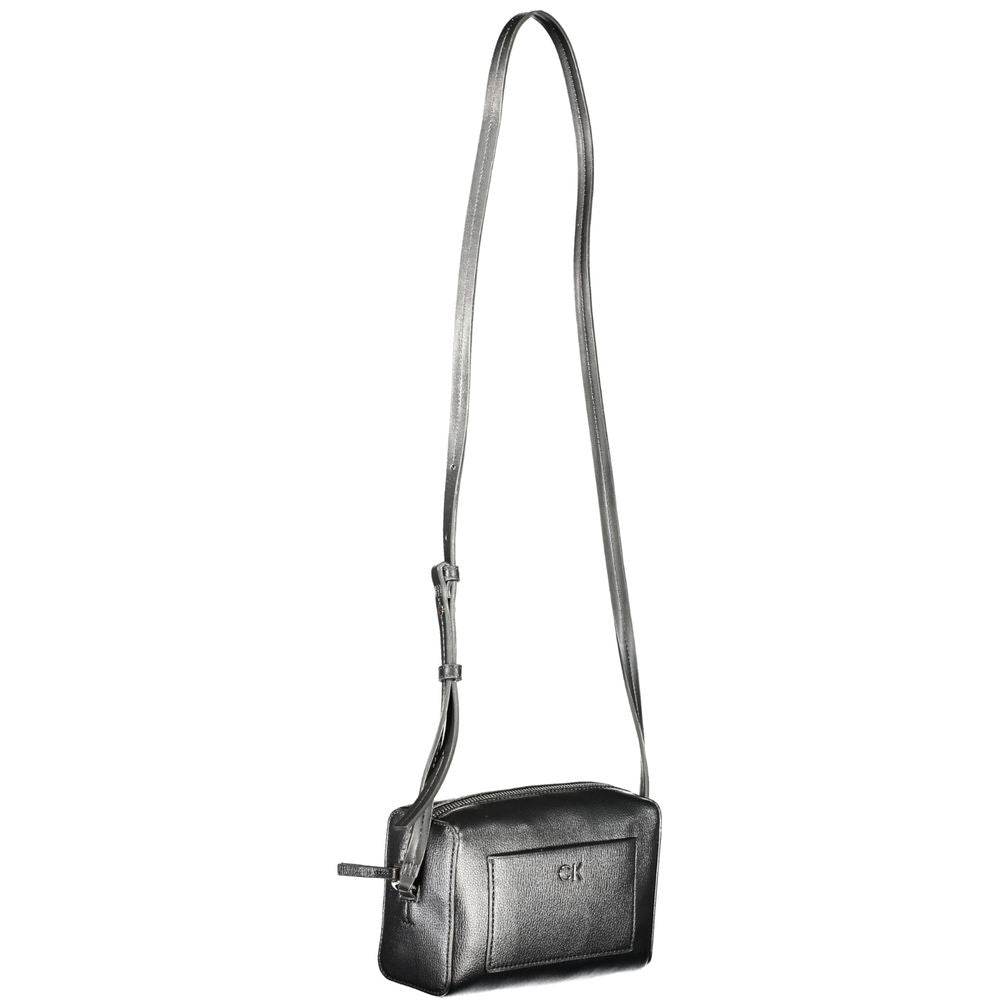 Calvin Klein Black Polyester Handbag - Hilstor
