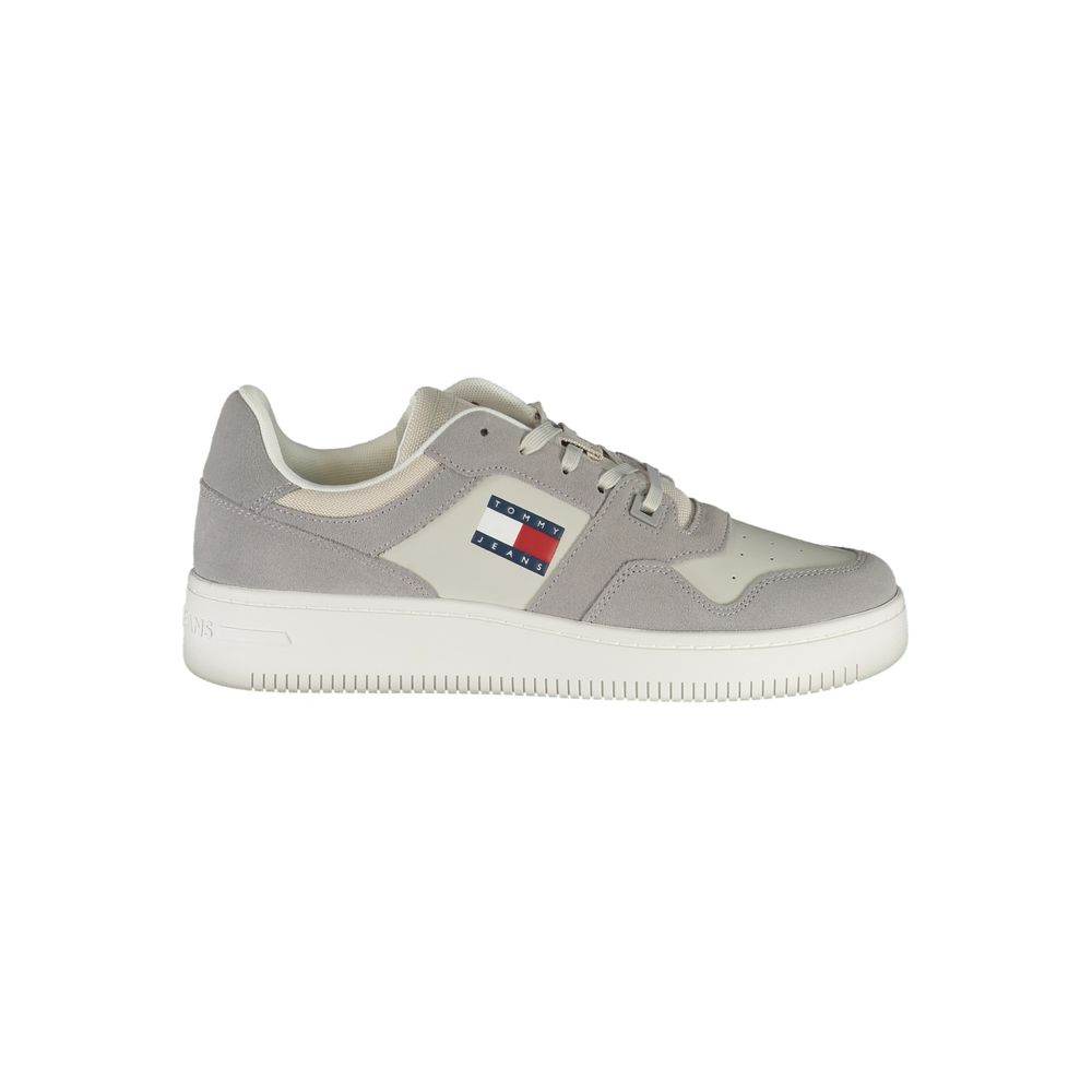 Tommy Hilfiger Gray Polyester Sneaker - Hilstor