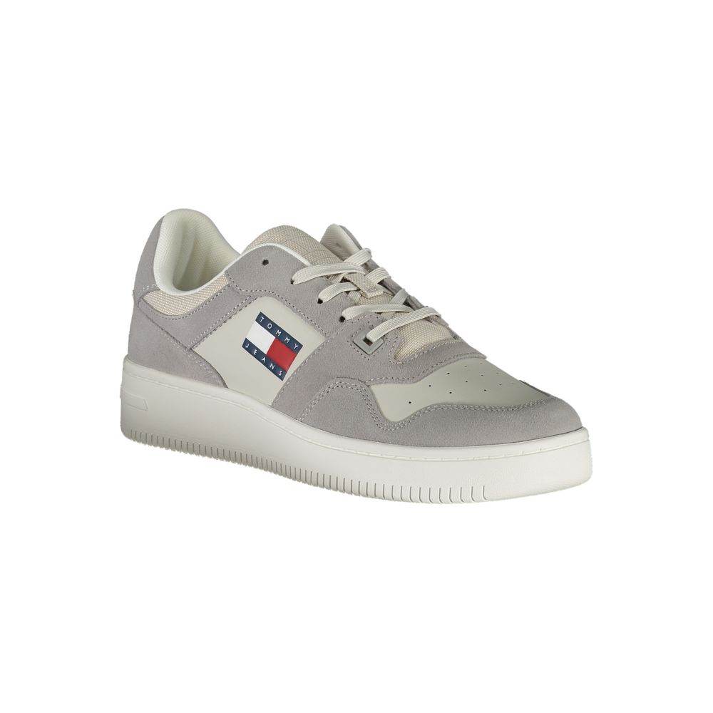Tommy Hilfiger Gray Polyester Sneaker - Hilstor