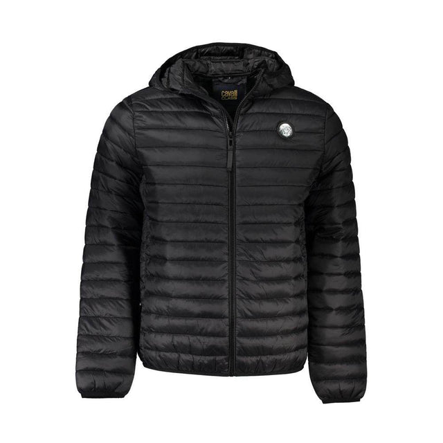 Cavalli Class Black Polyamide Men's Jacket - Hilstor