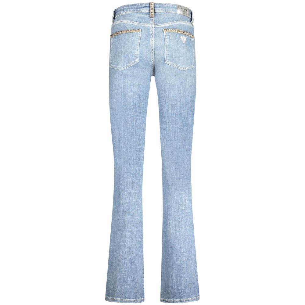 Guess Jeans Light Blue Cotton Women Jeans - Hilstor