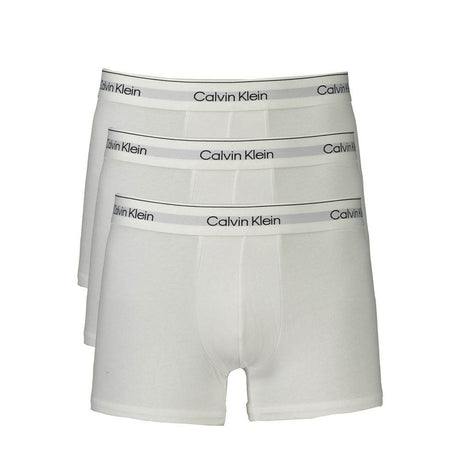 Calvin Klein White Cotton Men Boxer - Hilstor