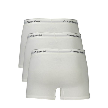 Calvin Klein White Cotton Men Boxer - Hilstor