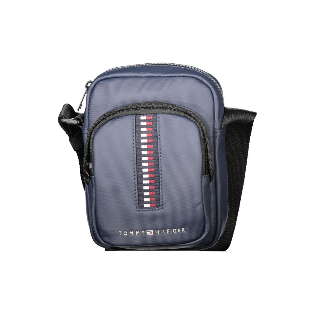 Tommy Hilfiger blå polyester skuldertaske til mænd