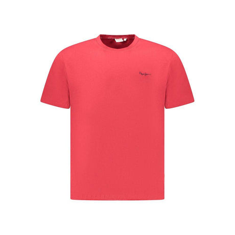Pepe Jeans Red Cotton Men T-Shirt - Hilstor