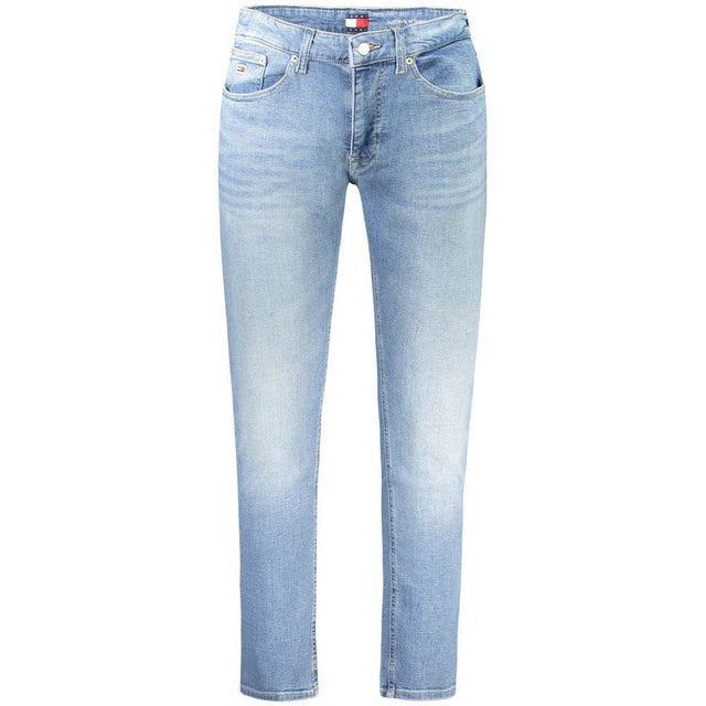 Tommy Hilfiger Blue Cotton Men Jeans - Hilstor