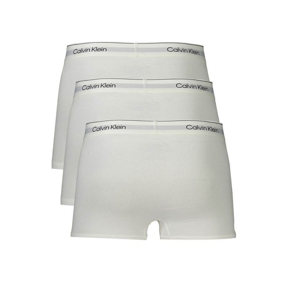 Calvin Klein White Cotton Men Boxer Short - Hilstor