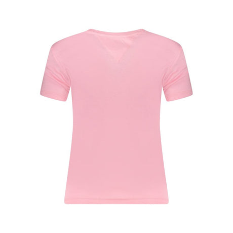 Tommy Hilfiger Pink Cotton Tops & T-Shirt