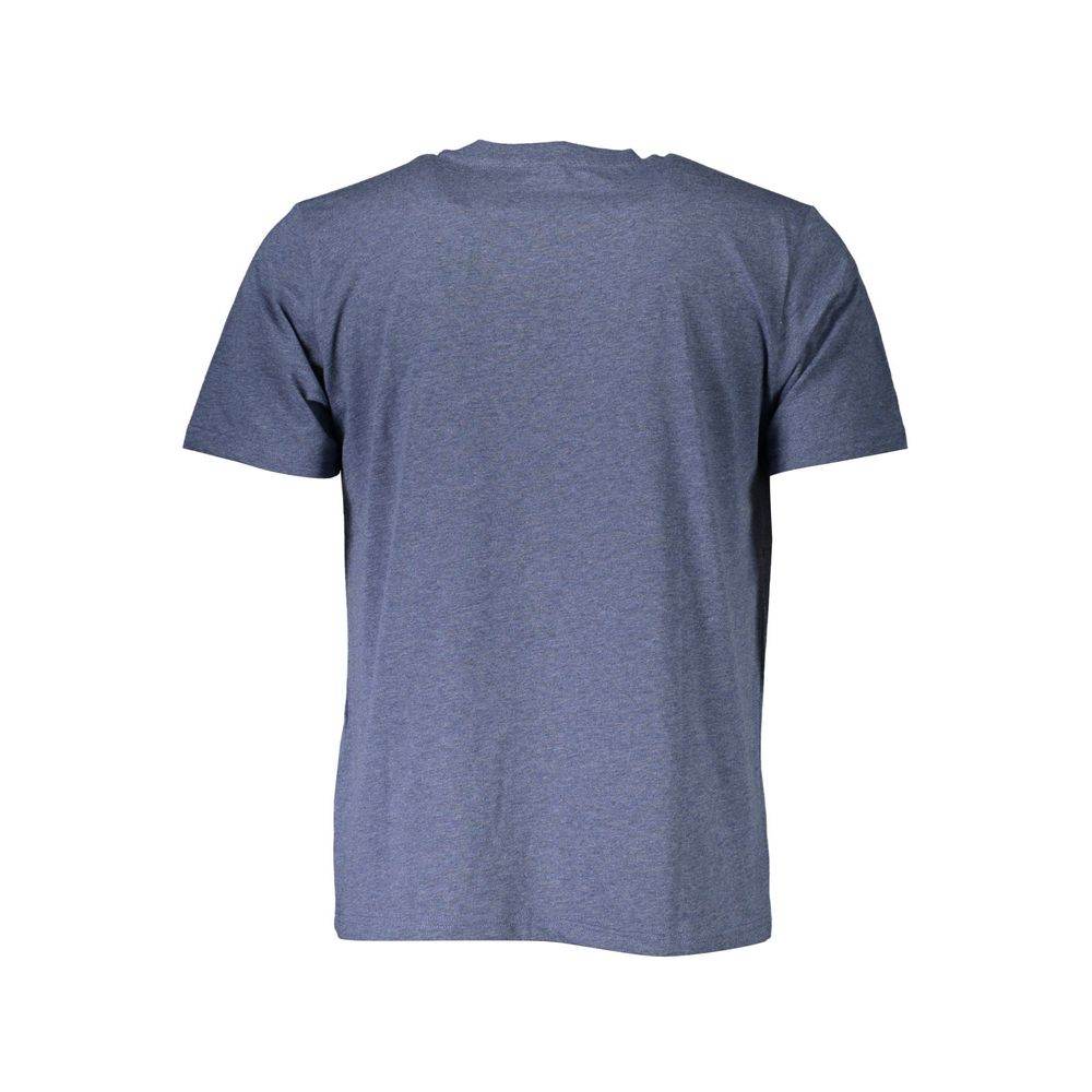 North Sails Blue Cotton Men T-Shirt - Hilstor
