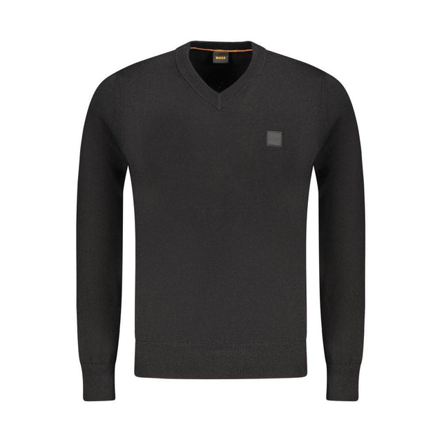 Hugo Boss Black Cotton Sweater - Hilstor