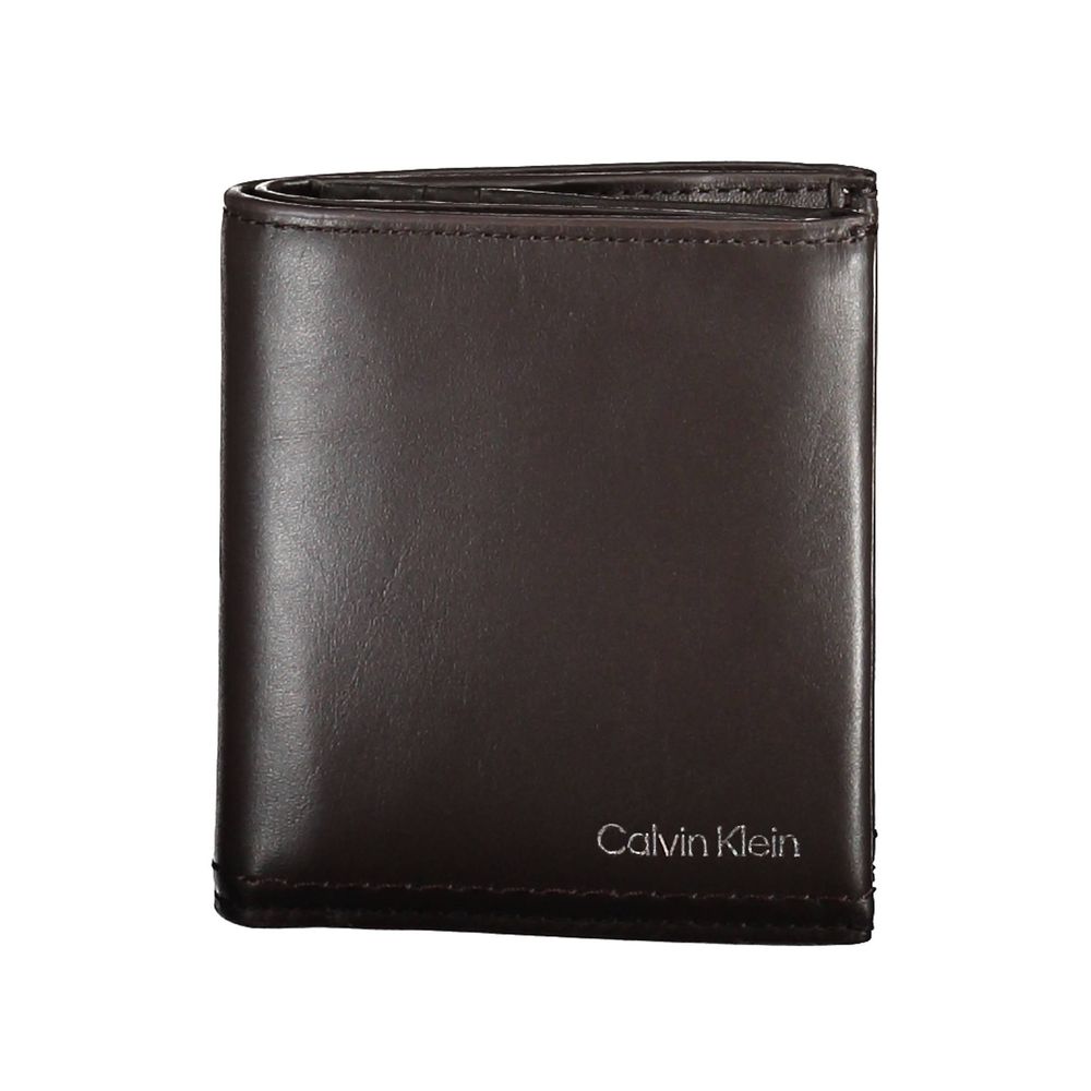 Calvin Klein brun læder pung til mænd